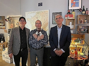 Keith Alan Koster, Peter Bothmann und Lothar Grünewald, Regionalvorstand von DIE FAMILIENUNTERNEHMER