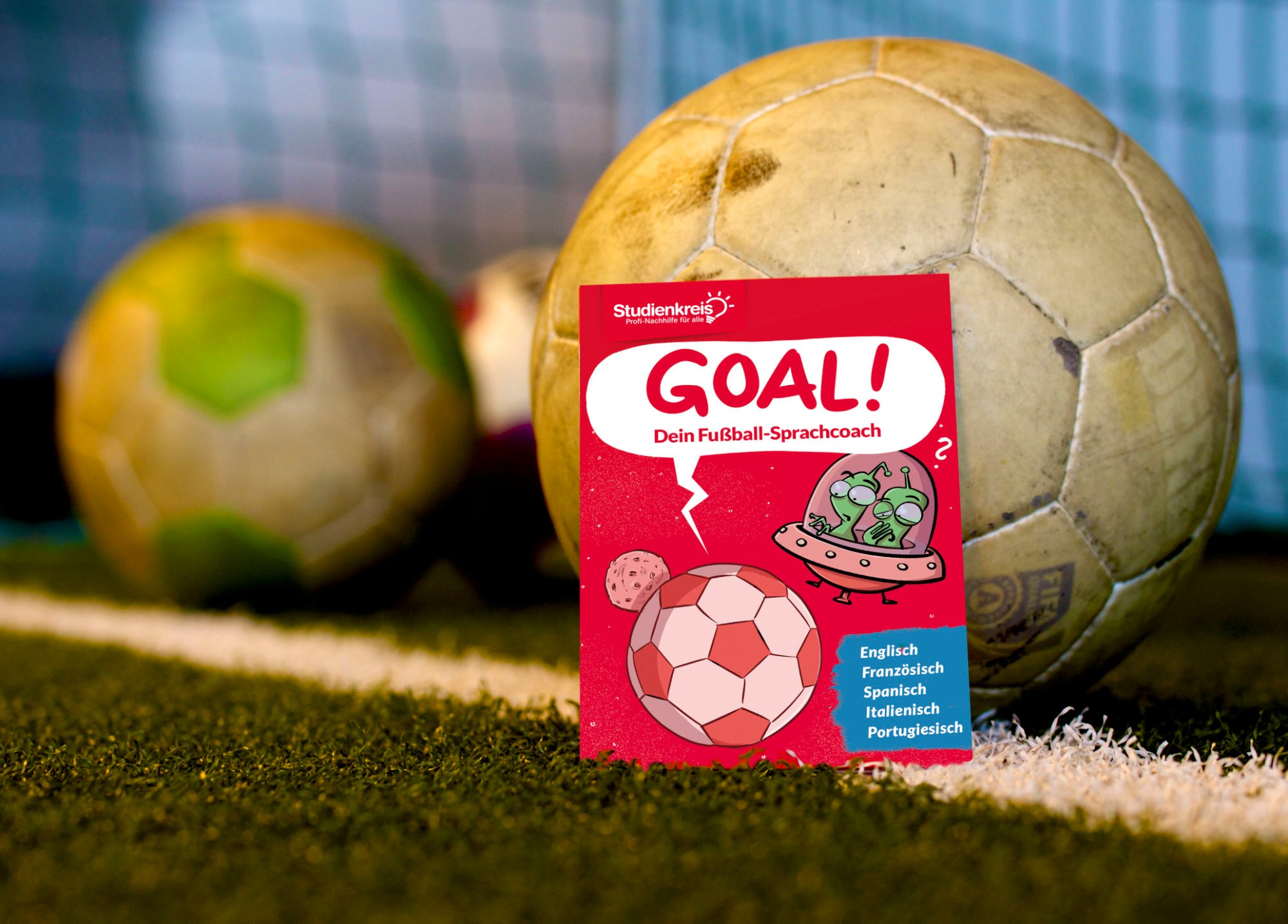 Das Heft vermittelt typische Begriffe aus der Welt des Fußballs. (Die Bildrechte liegen bei dem Verfasser der Mitteilung.)