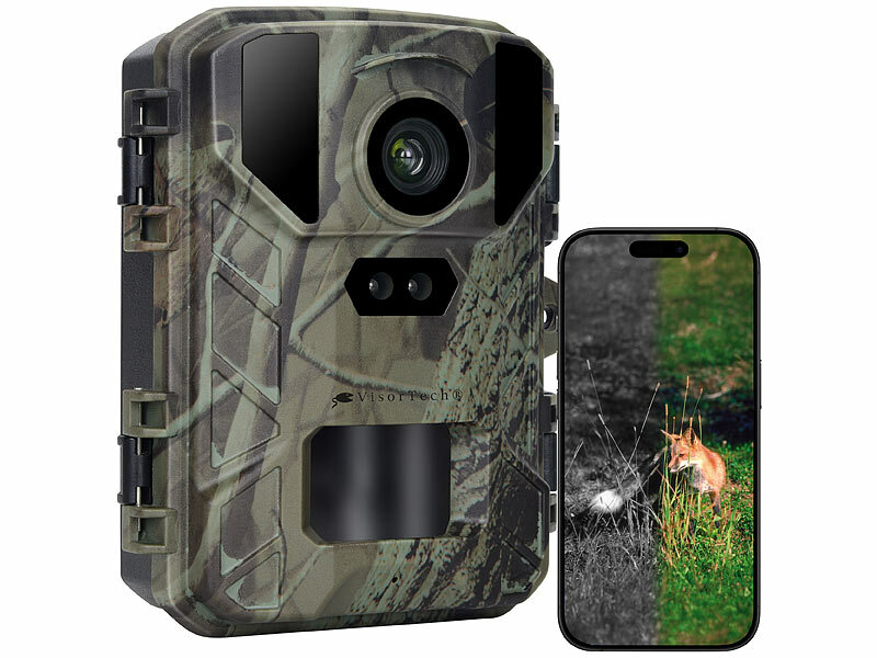 VisorTech WLAN-Wildkamera WK-665.app mit 50 MP, interpolierter 4K-Auflösung, www.pearl.de (Die Bildrechte liegen bei dem Verfasser der Mitteilung.)