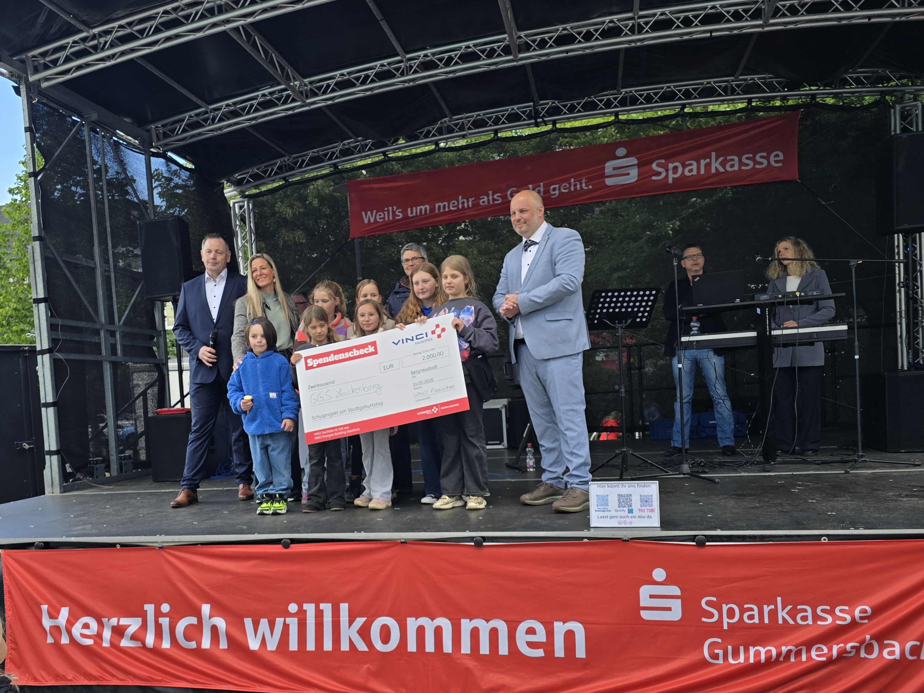 Das Kunstwerk der GGS Bergneustadt-Hackenberg erhielt die meisten Stimmen. Bild: VINCI Facilities