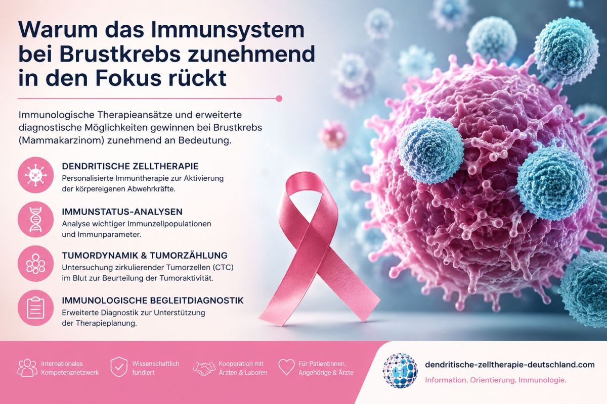 Warum bei Brustkrebs das Immunsystem zunehmend in den Fokus rückt (© IMMUMEDIC Limited)