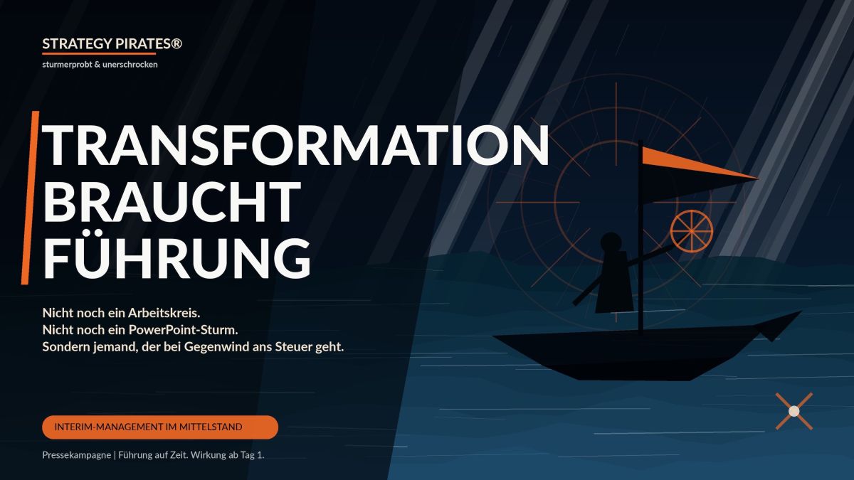 Transformation ist mehr als ein Arbeitskreis jagt den nächsten. Es ist Führung. (© STRATEGY PIRATES)
