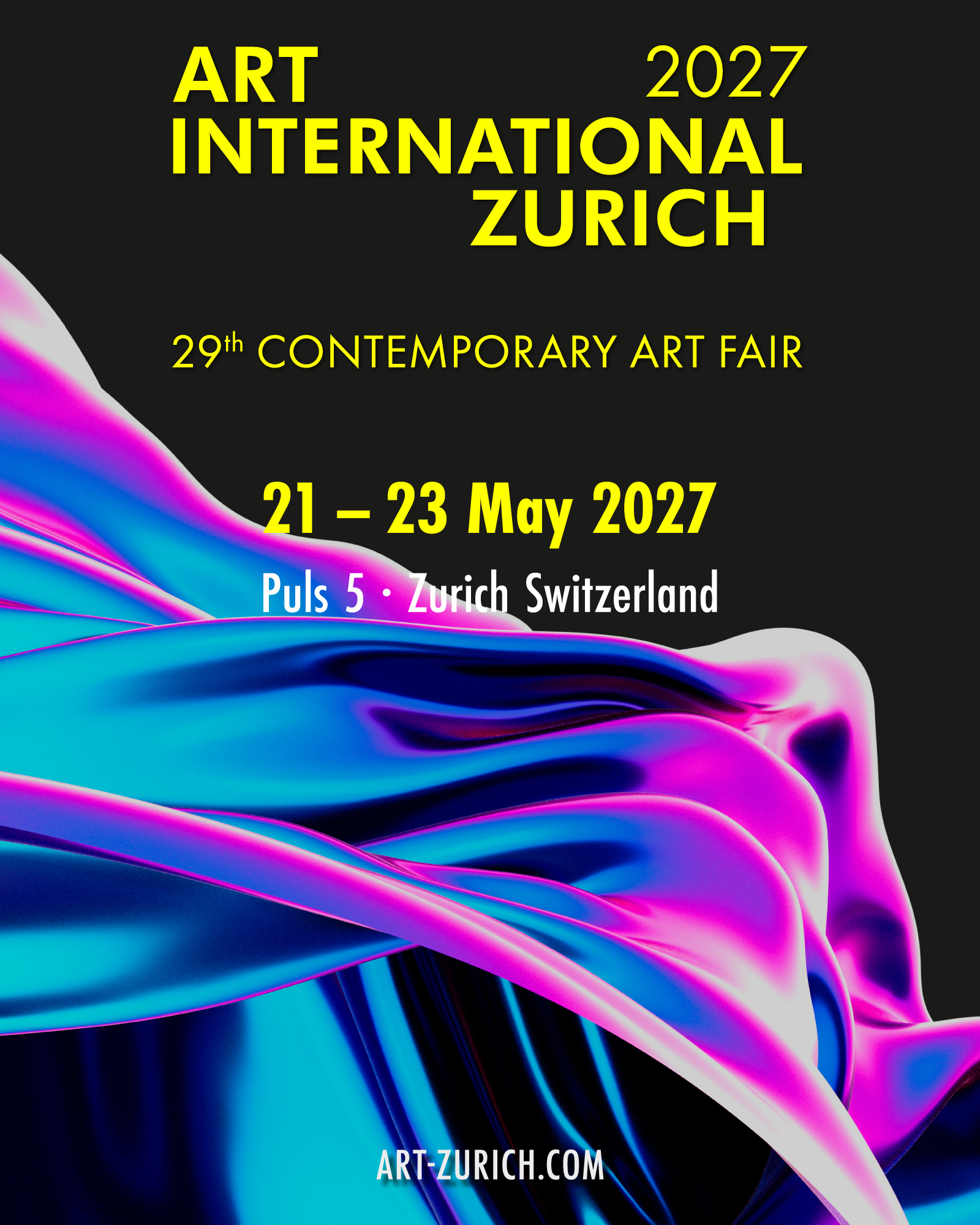 Poster Kunstmesse Zürich 2027