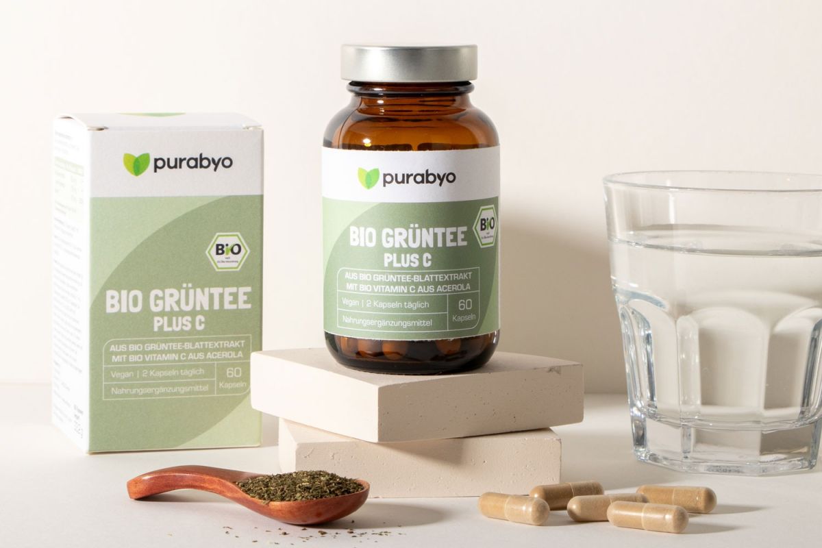 Bio Grüntee Plus C (© Purabyo)
