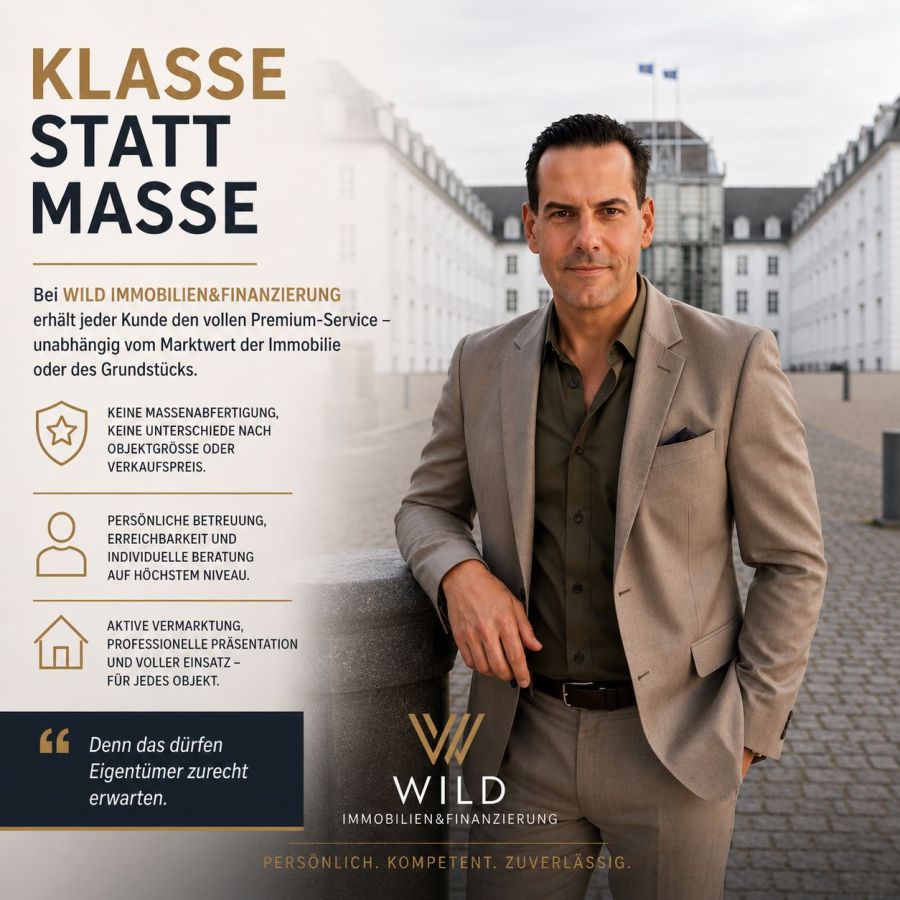 Klasse statt Masse - Karl-Heinz Wild (© Wild Immobilien&Finanzierung)