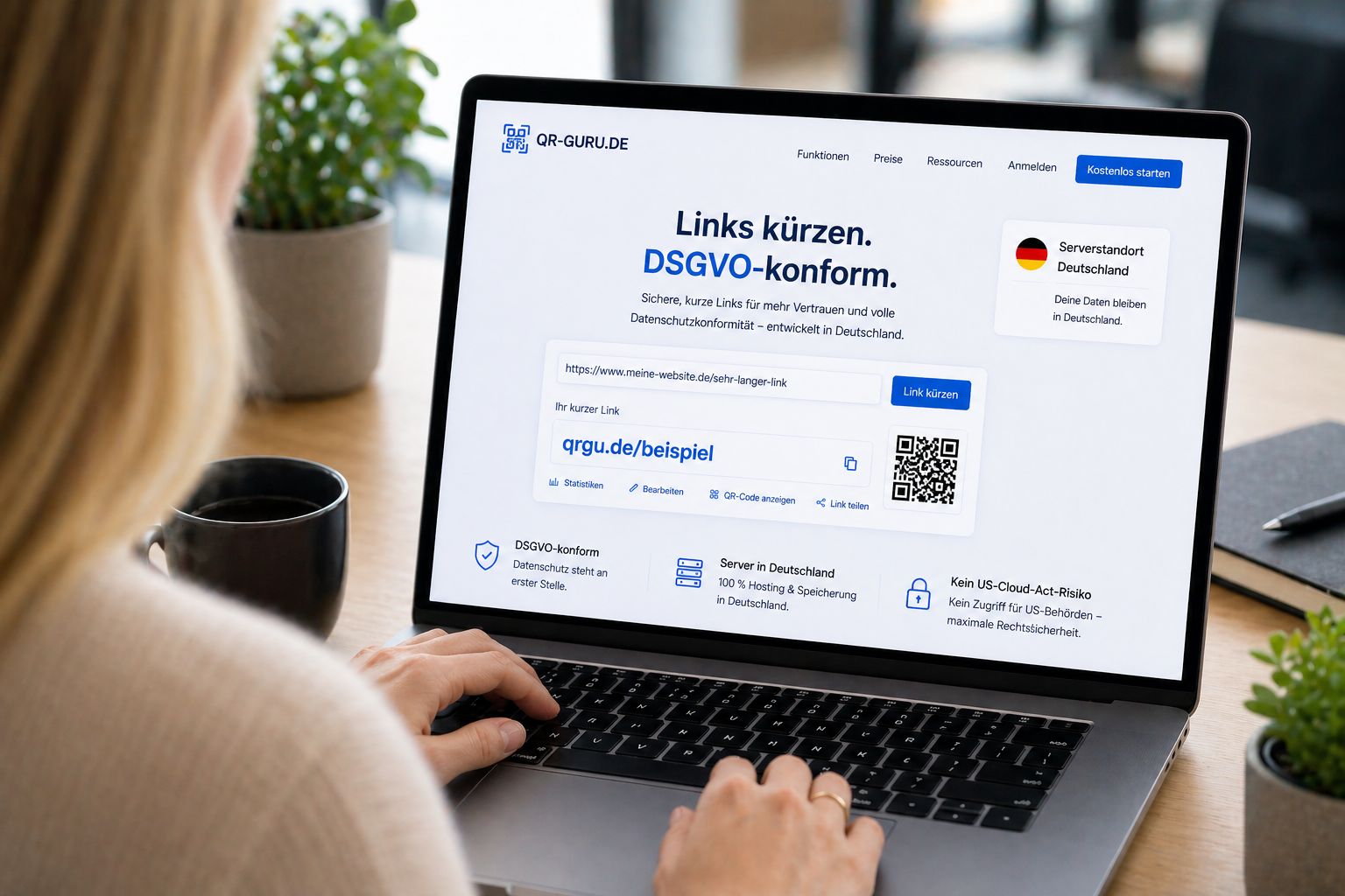 QR-Code Shortener made in Berlin mit Datensouveränität