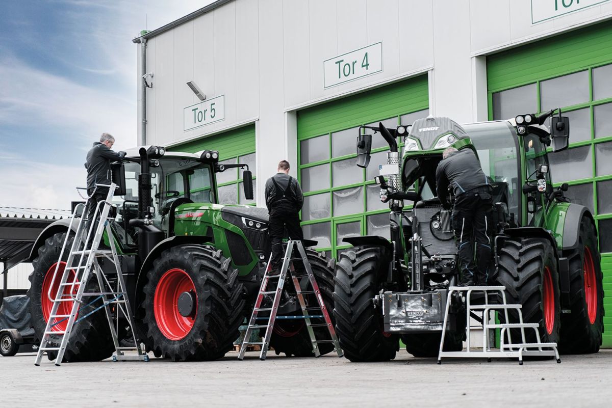 Moderne Steigtechnik für die Agrarwirtschaft (© KRAUSE Werk  GmbH & Co. KG)