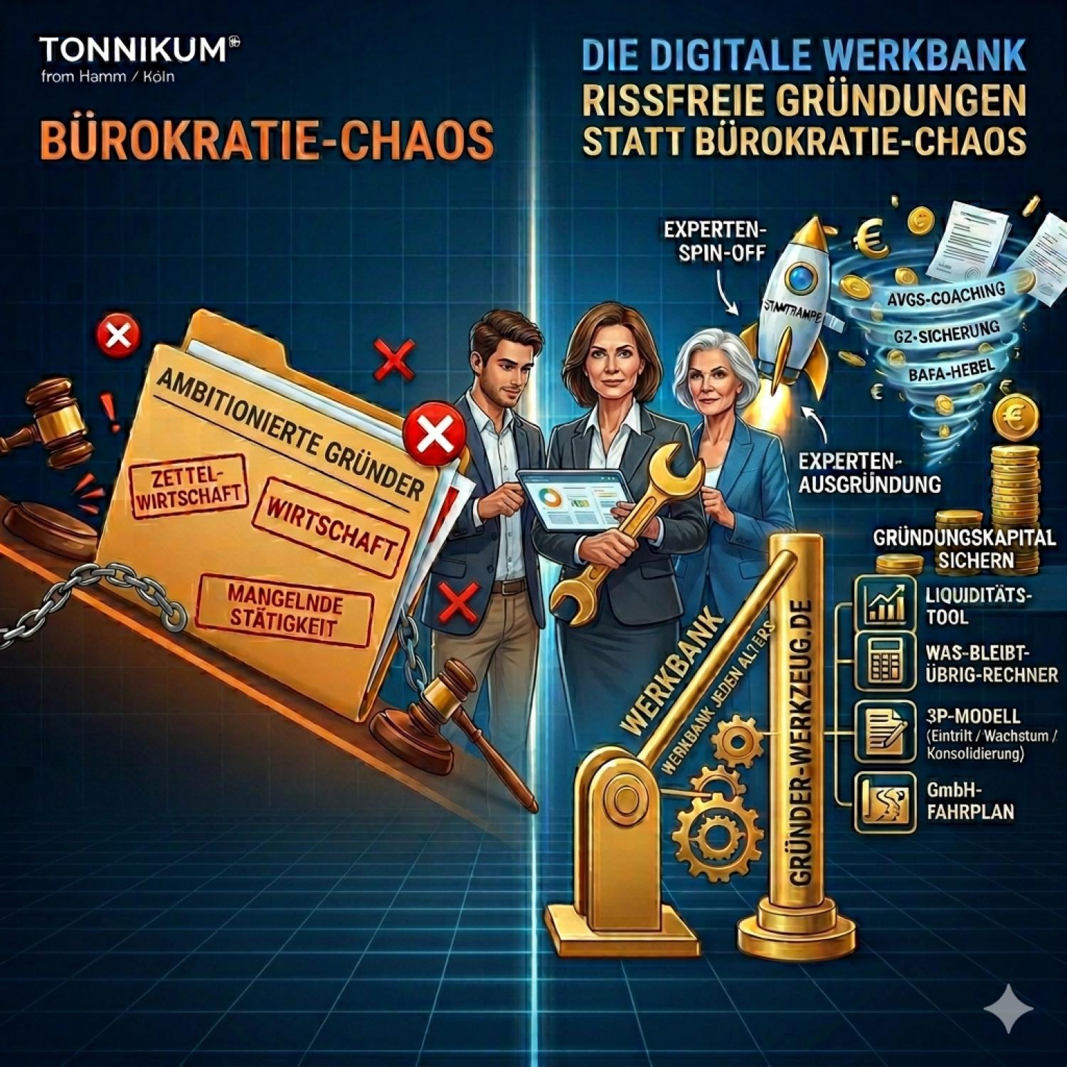 gruender-werkzeug.de. - Die digitale Werkbank bietet mit Rechnern für Stundensatz und Liquidität sofortige kaufmännische Statik