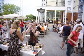 Großer Andrang bei der African Night, Foto: WOHNHEIM GmbH Großer Andrang bei der African Night, Foto: WOHNHEIM GmbH