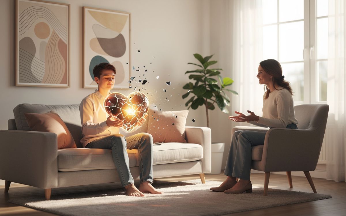 Psychologische Strategien helfen, emotionale Blockaden nach einer Trennung aufzulösen. (© )
