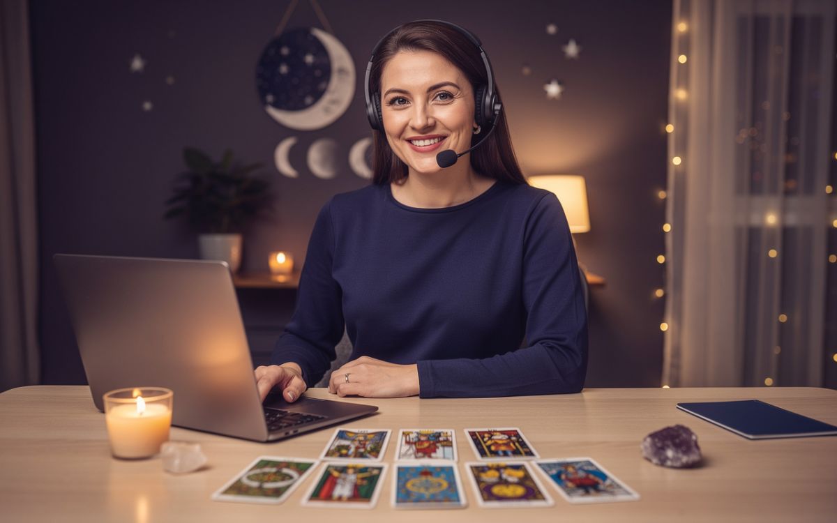 Das Online-Portal Tarotstar bietet Neukunden ein kostenfreies, 15-minütiges Erstgespräch. (© )