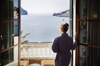 Ausblick vom Hotelzimmer (Hotel Espléndido)