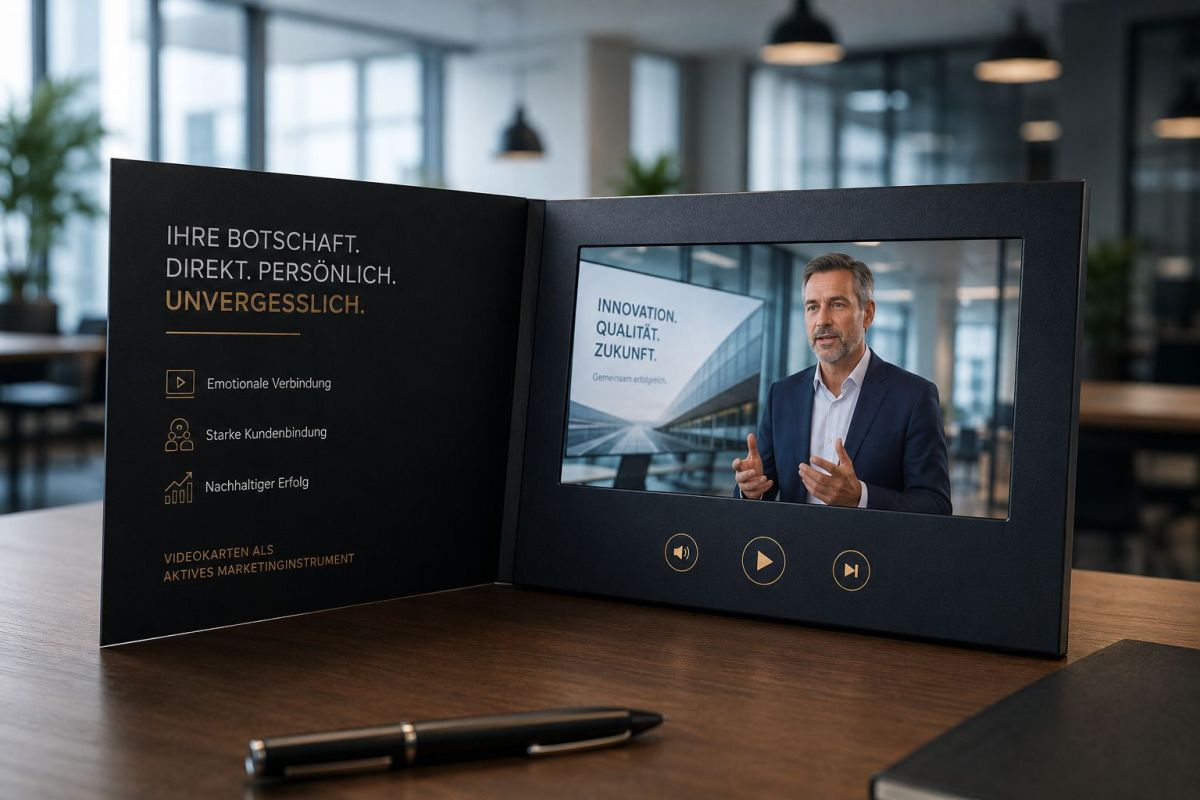 Videokarten als Marketinginstrument (© KI-generiertes Bild )