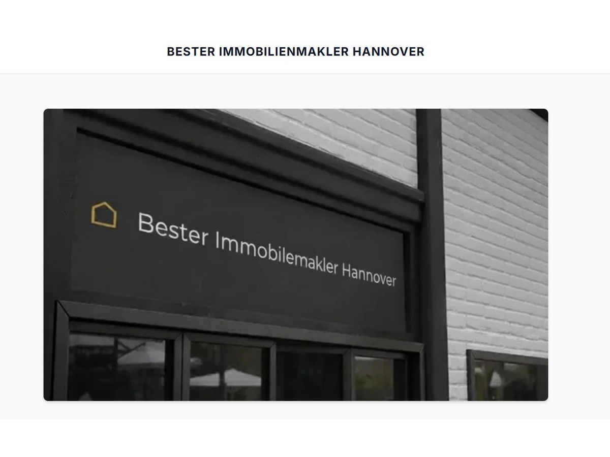 Vergleichsportal für Eigentümer auf der Suche nach Immobilienmaklern in Hannover