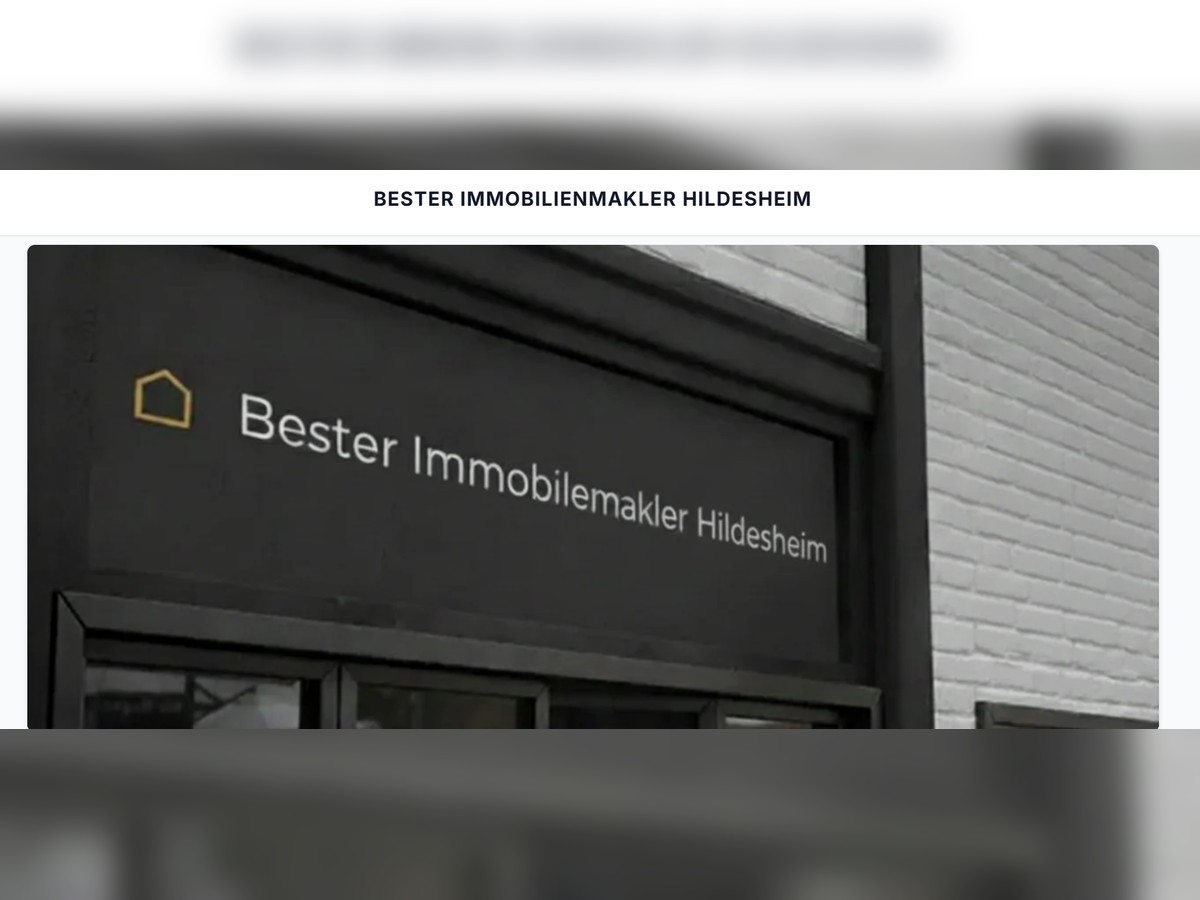 Vergleichsportal für Eigentümer auf der Suche nach Immobilienmaklern in Hildesheim