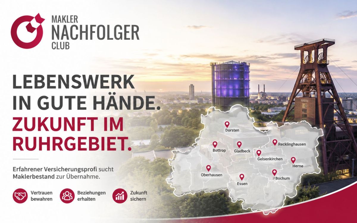 Maklerbestand verkaufen im Ruhrgebiet - Gelsenkirchen -  (© )