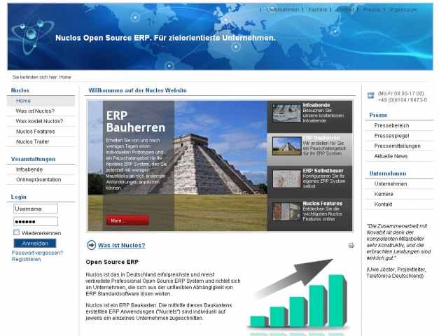 Open Source ERP-Baukasten Nuclos in der Lisog Open Source ERP-Baukasten Nuclos in der Lisog