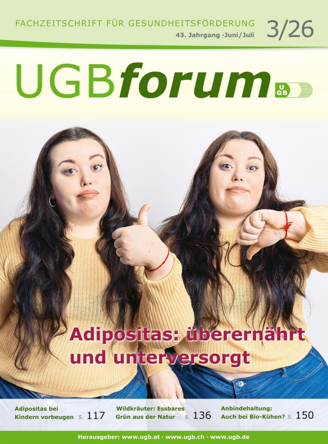 Es geht nicht nur ums Gewicht, sondern um Lebensqualität.  (© UGB)