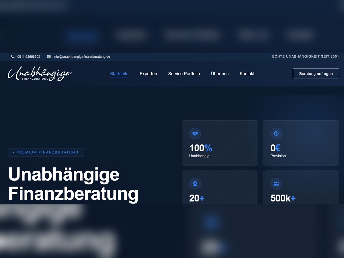 Unabhängige Finanzberatung bietet Orientierung für Verbraucher, die Finanzentscheidungen transparenter und nachvollziehbarer treff