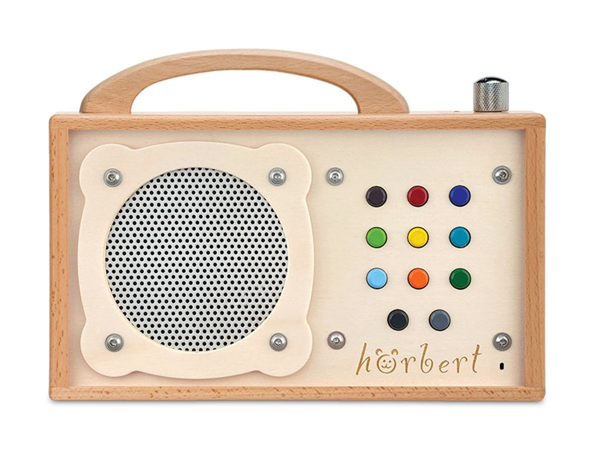 Hörbert - Musik- und Hörspieler aus Holz mit Bluetooth, Webradio- und Podcast-Funktion (© HMC)