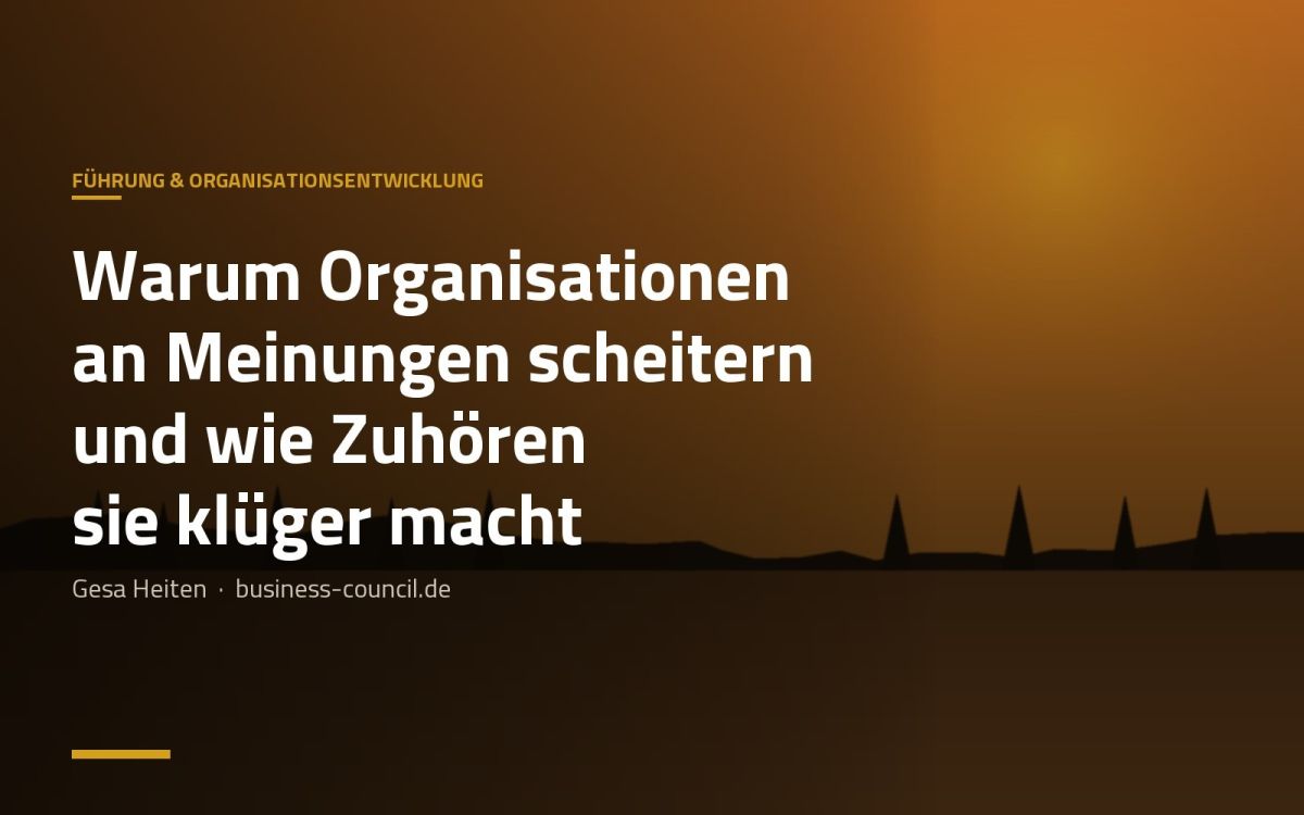 Gesa Heiten, Organisationsberaterin und Autorin von 