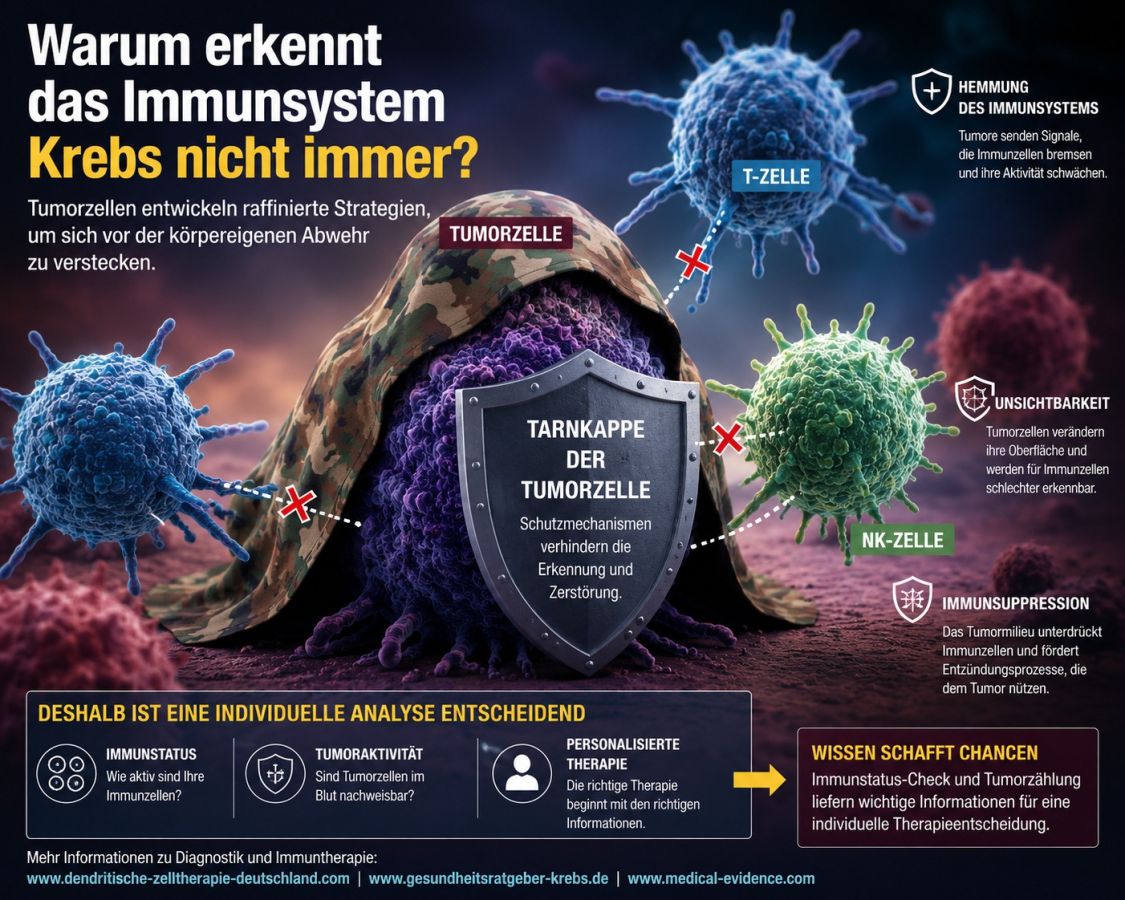 Warum erkennt das Immunsytem Krebs nicht immer? (© IMMUMEDIC Limited/ Andreas Rach)