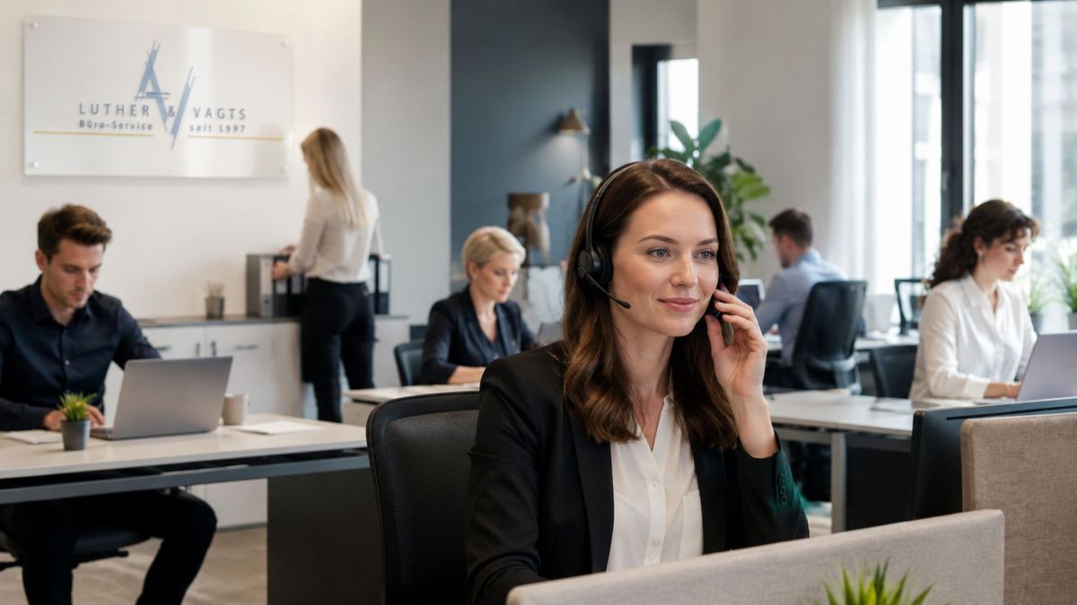Professioneller Büroservice von Luther & Vagts im modernen Arbeitsumfeld (© © Luther & Vagts )