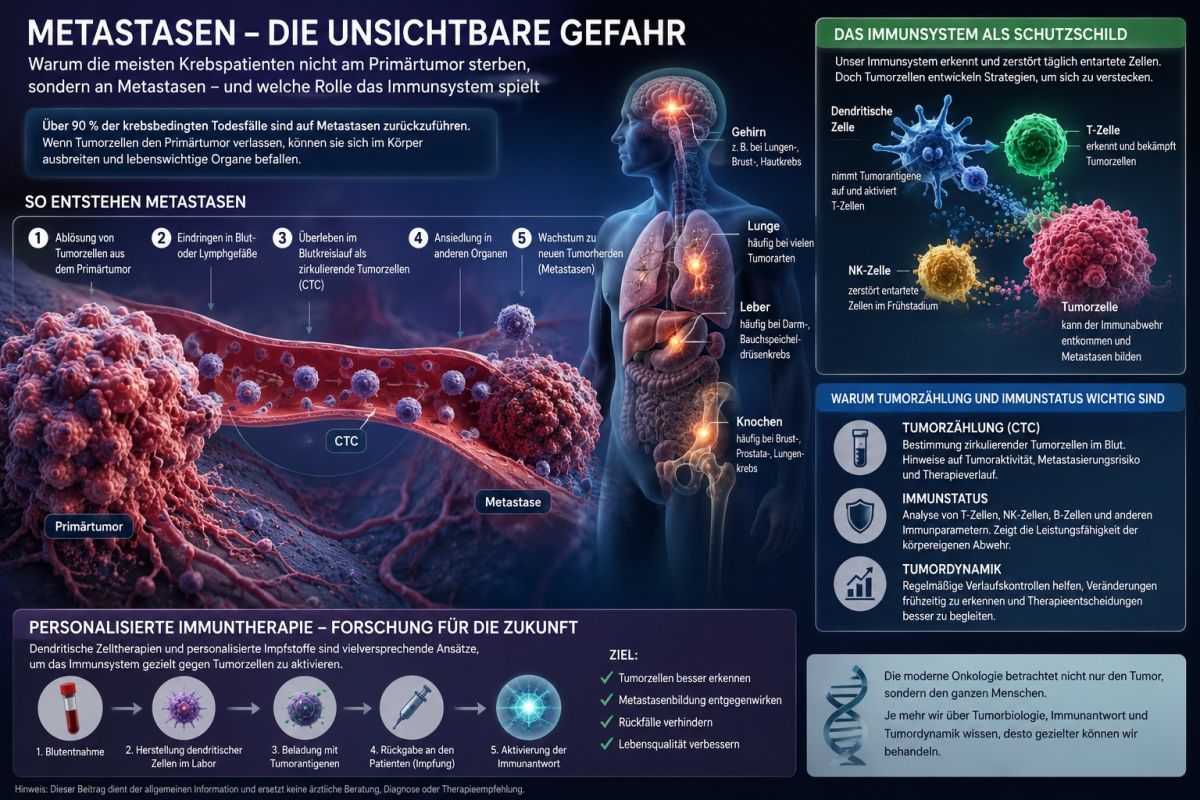 Metastasen die unsichtbare Gefahr (© IMMUMEDIC Limited/ Andreas Rach)