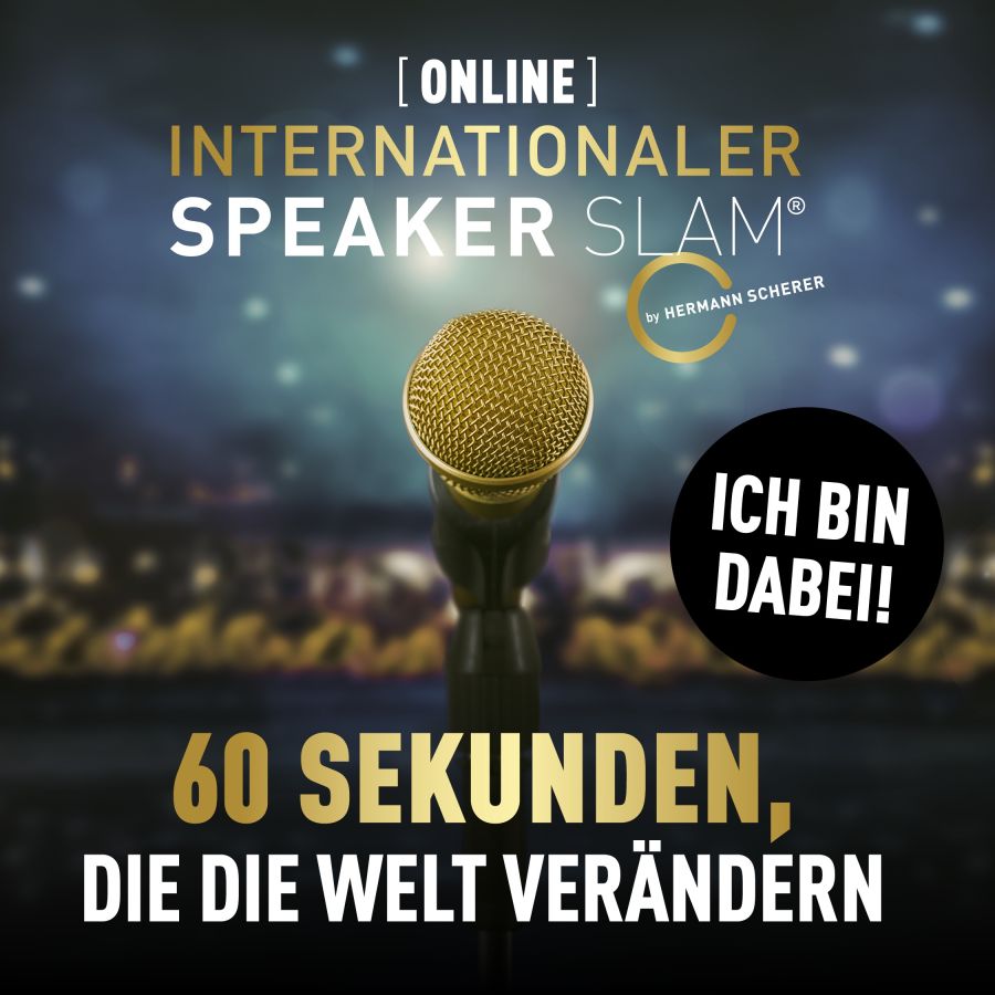 Logo Internationaler Speaker Slam (© Hermann Scherer)