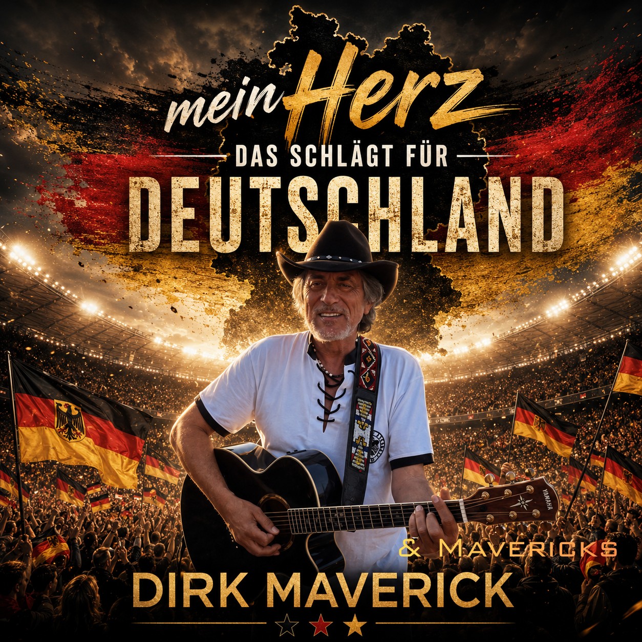 Dirk Maverick und Mavericks - Mein Herz das schlägt für Deutschland - cover