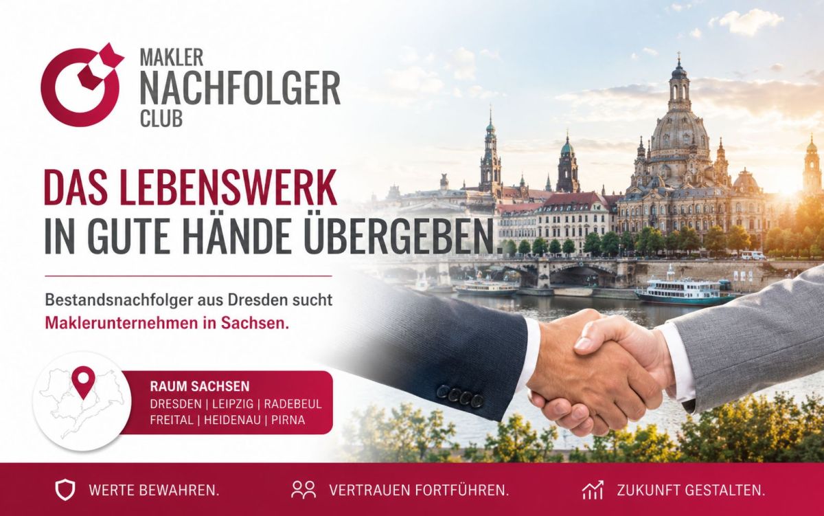 Maklerbestand verkaufen Dresden - Pirna (© )