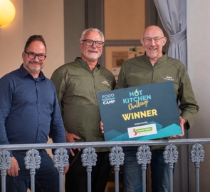 Das Team von Walter Rau (v.r.n.l.) Thomas Beer, Markus Haxter, Harald Guimaraes.