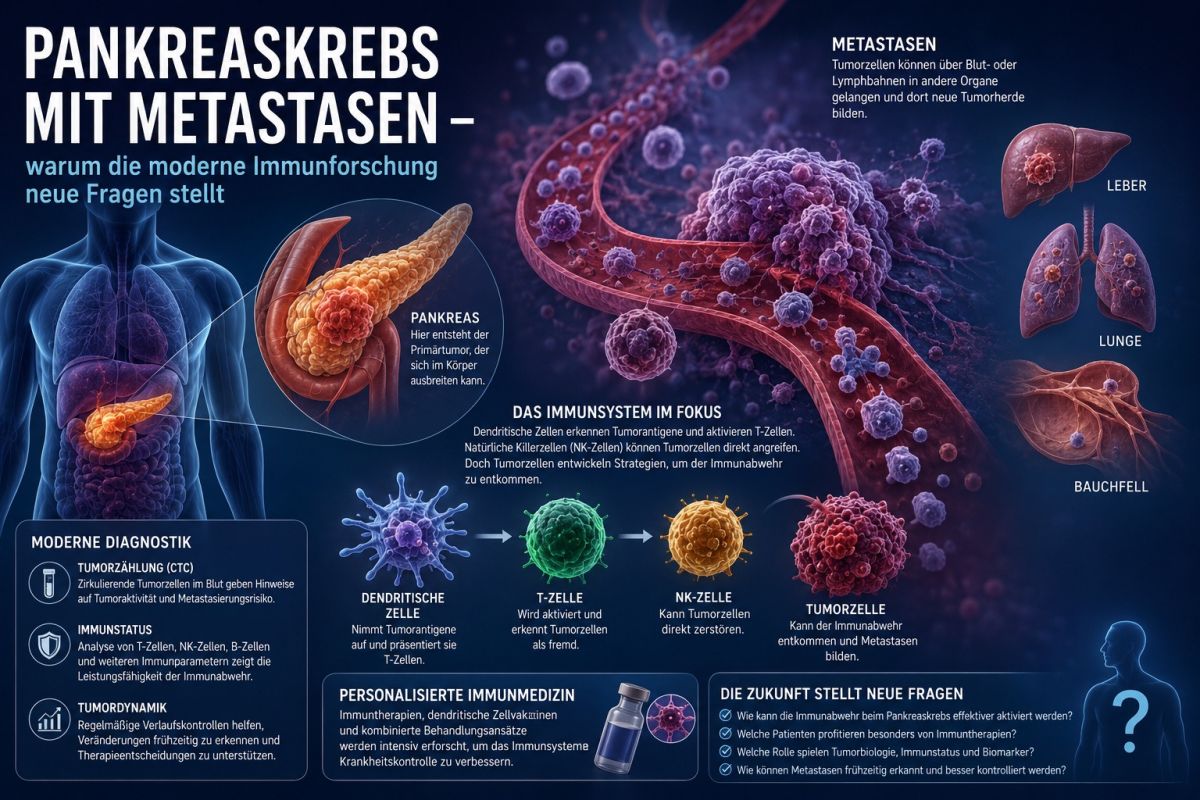 Pankreaskarzinom und Metastasen - dendritische Zelltherapie (© IMMUMEDIC Limited/ Andreas Rach)
