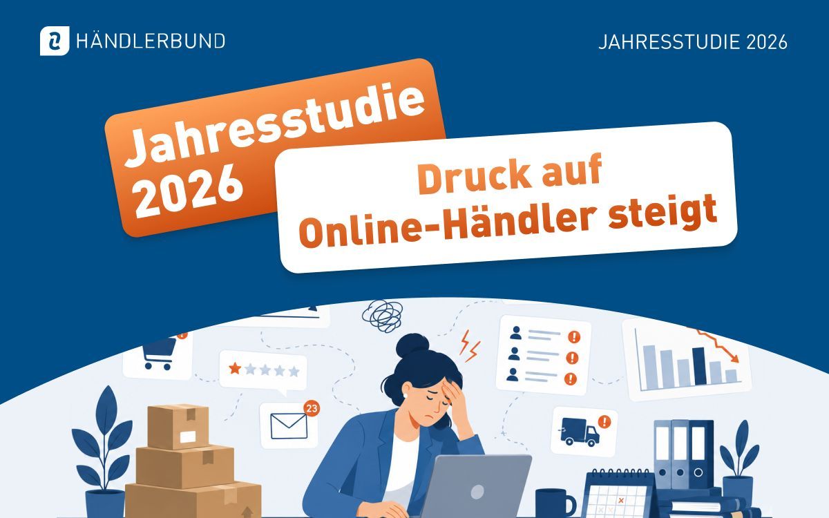 Händlerbund-Jahresstudie legt Herausforderungen für die E-Commerce-Branche offen (© Händlerbund)