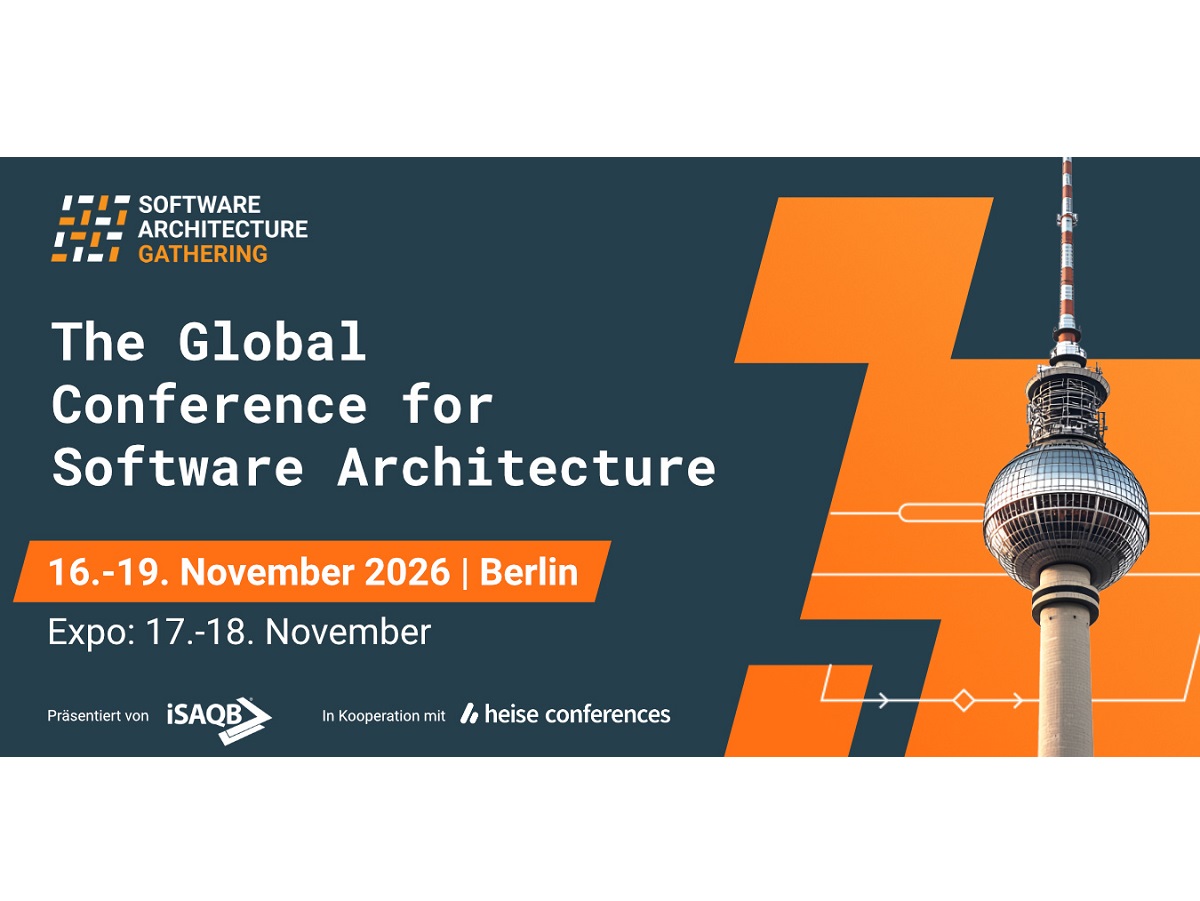 iSAQB Software Architecture Gathering 2026 - 16. bis 19. November 2026 - Titanic Chaussee Berlin