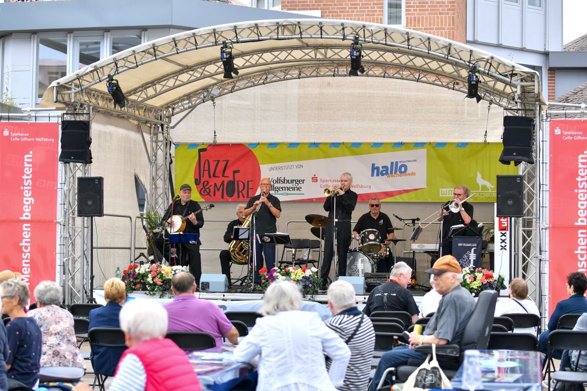Excelsior Jazzmen bei Jazz and more 2021 (© WMG Wolfsburg, Foto Tim Schulze)