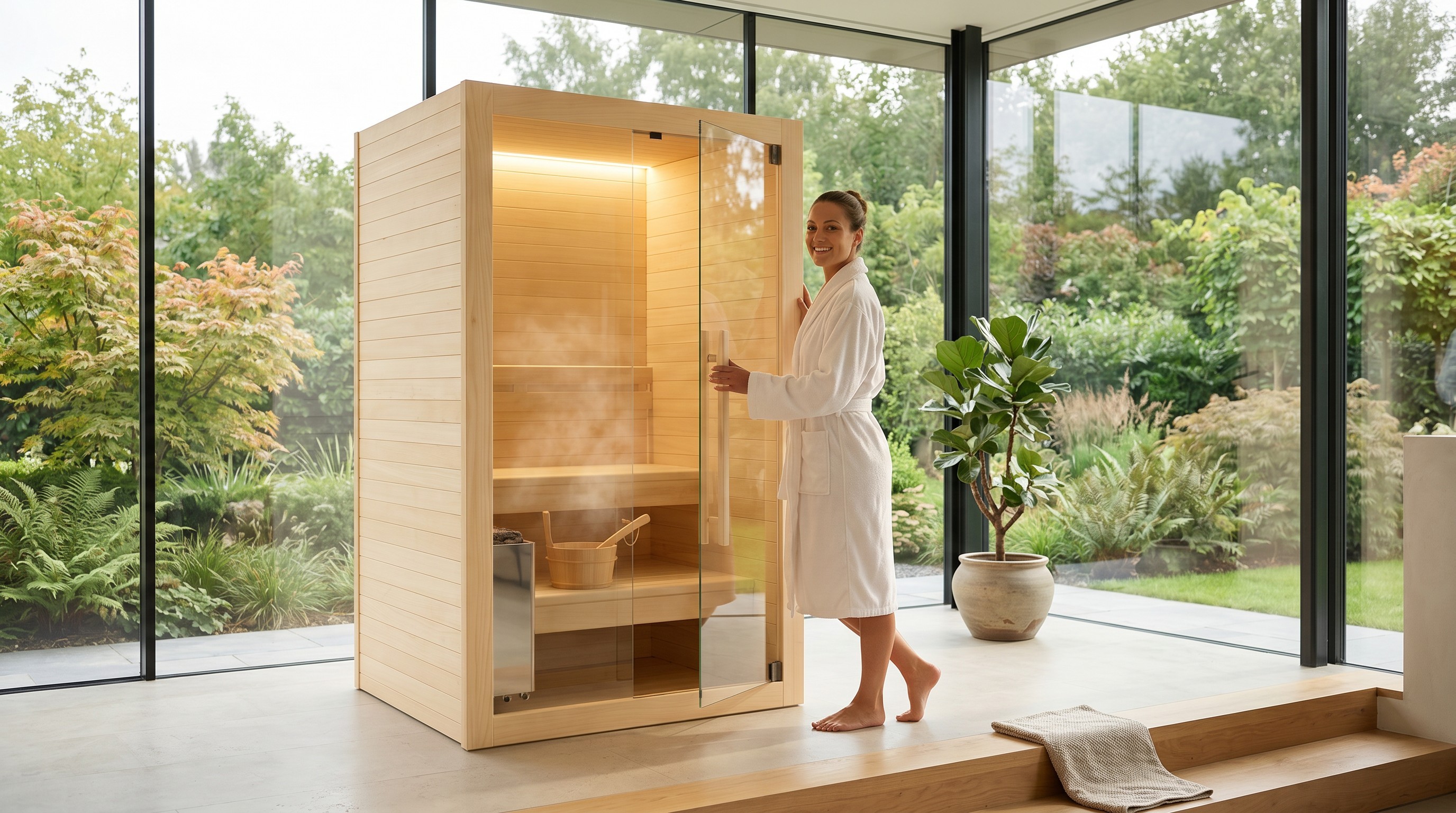 Sauna 230 Volt von WELCON für Haus und Garten