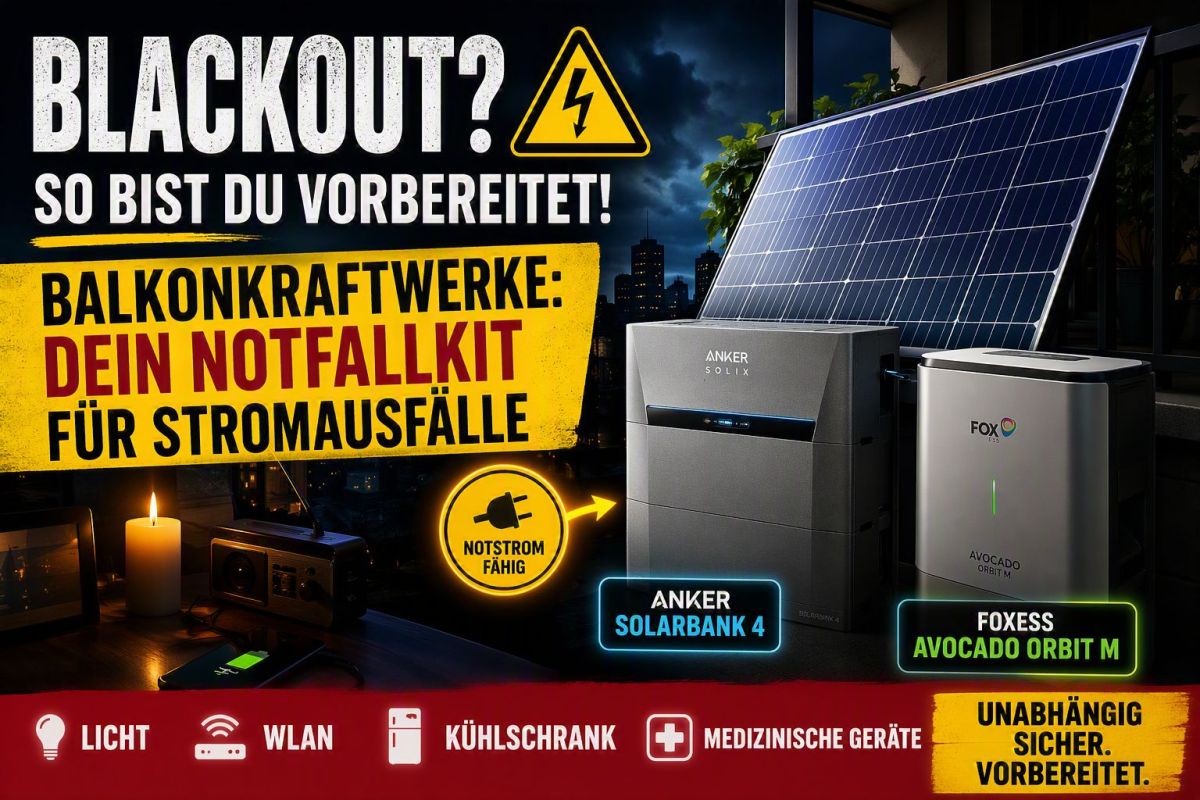 Sicherheit beim Blackout mit PluginEnergy.de (© )