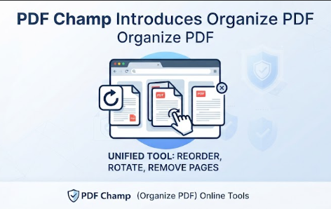 PDF Champ Introduces Organize PDF