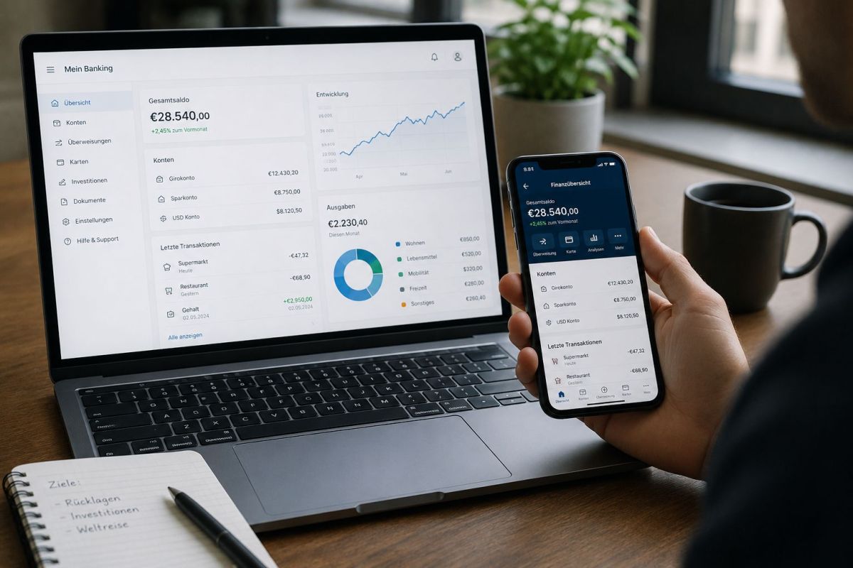 Moderne digitale Finanzdienstleistungen ermöglichen mehr Transparenz, Flexibilität und finanzielle Selbstbestimmung