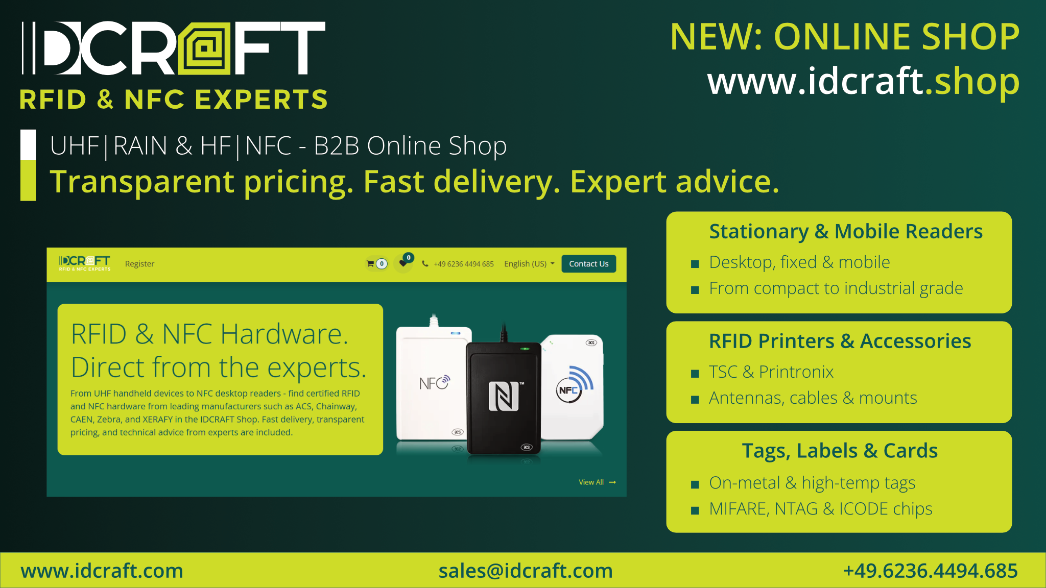 IDCRAFT - Ihr RFID & NFC Shop