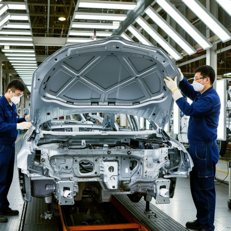 Asiens erster mehrstufiger Product Carbon Footprint Datenaustausch über Catena-X (© Cofinity-X)