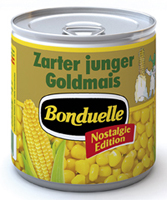 Bonduelle Goldmais in der Nostalgieedition Bonduelle Goldmais in der Nostalgieedition