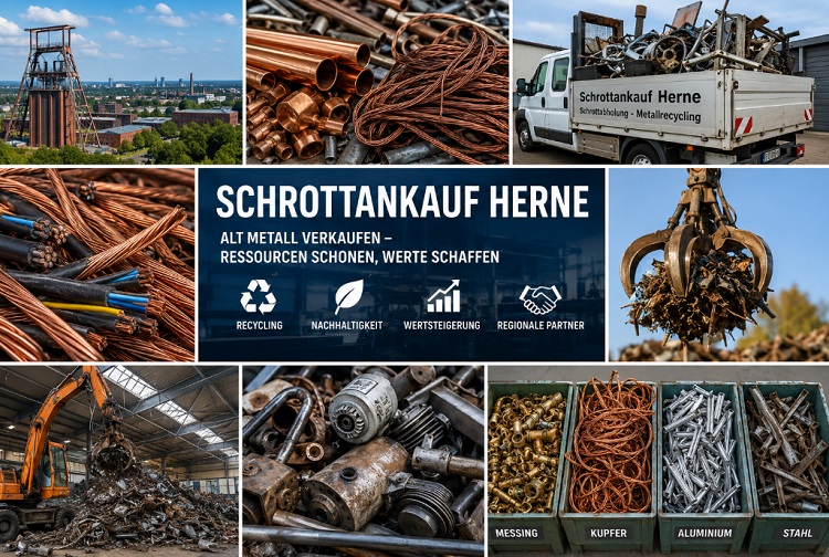 Schrottankauf Herne: Altmetall wird zum wertvollen Rohstoff für Urban Mining und Recycling.