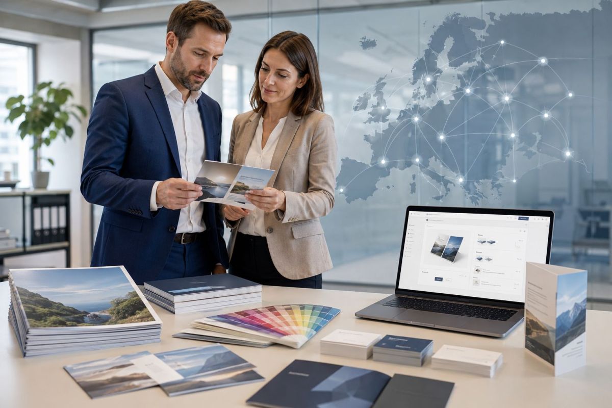 Digitale Bestellprozesse, vielfältige Printprodukte und europaweite Vernetzung prägen den Wandel im  (© printworld.com)