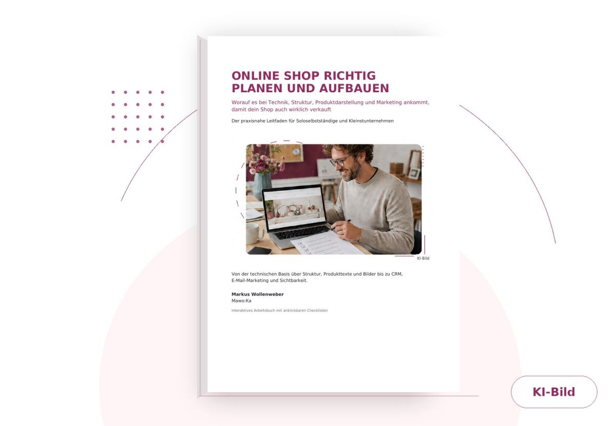 Coverbild E-Book Online Shop richtig planen und aufbauen (© Mawo:Ka)