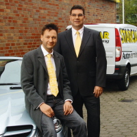 v.l.n.r.: Starcar-Geschäftsführer Tobias Höpfner und Maik Grabow v.l.n.r.: Starcar-Geschäftsführer Tobias Höpfner und Maik Grabow