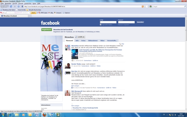 Messebau-Branche vernetzt sich via Facebook