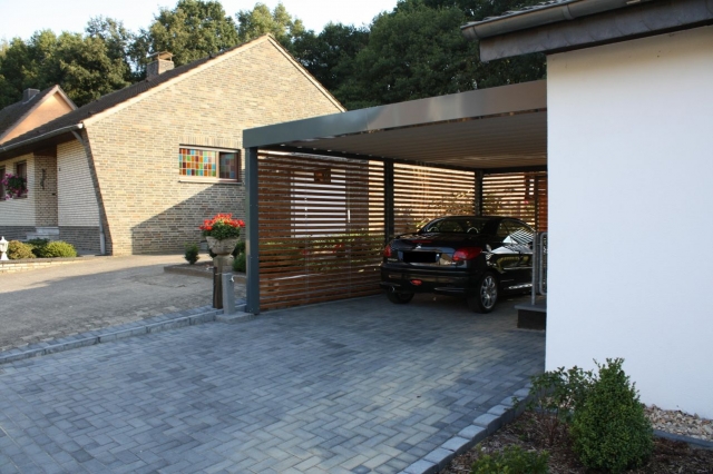 Stilvoller Schutz für das Auto - Carports von Designo