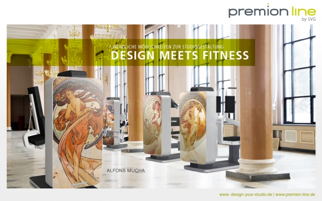 Fitnessgeräte und Studio als Einheit - die SVG Premion Line kommt mit anpassbarem Designkonzept. Fitnessgeräte und Studio als Einheit - die SVG Premion Line kommt mit anpassbarem Designkonzept.
